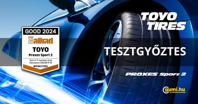 Úspěch Toyo Proxes Sport 2 v testu pneumatik Autobild